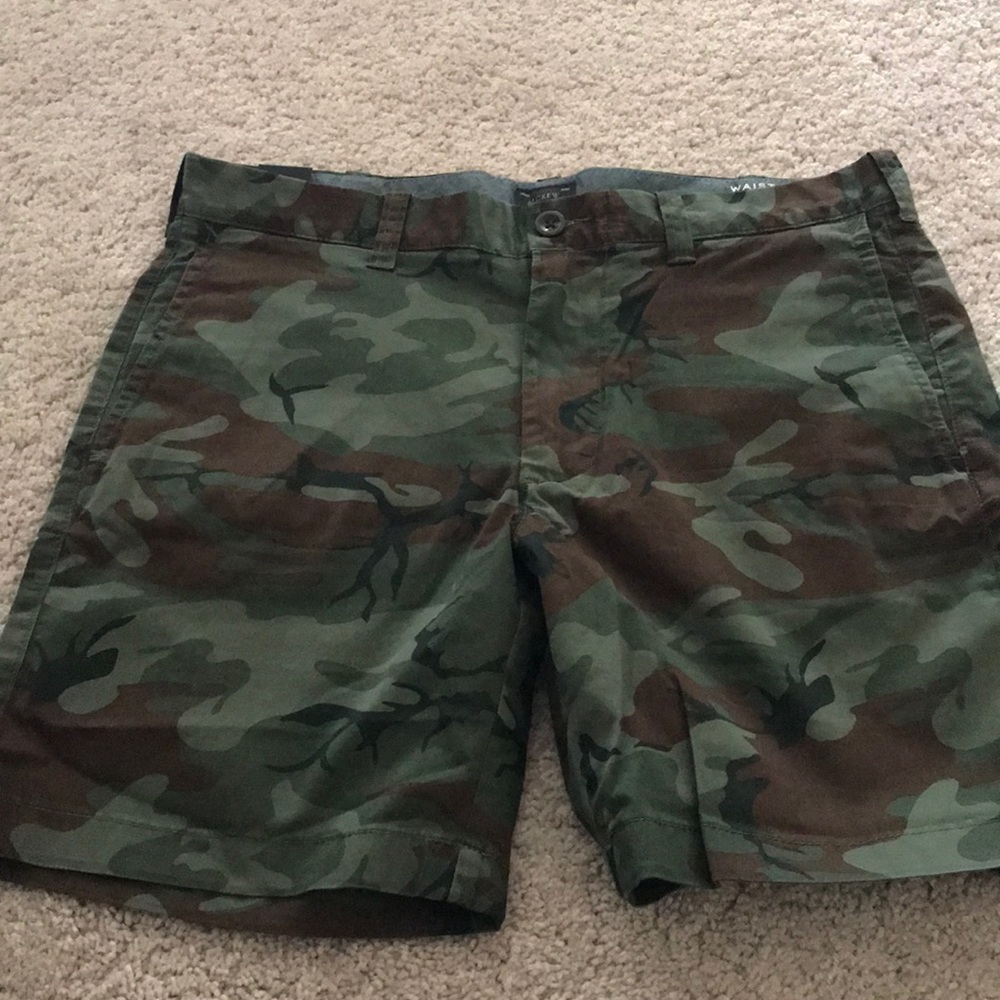 Camouflage shorts from J crew